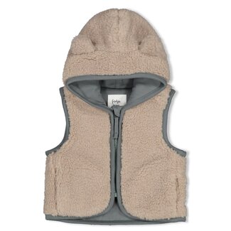 Feetje Feetje - Teddy bodywarmer met Capuchon Kit - Beep Beep