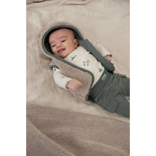 Feetje - Teddy bodywarmer met Capuchon Kit - Beep Beep