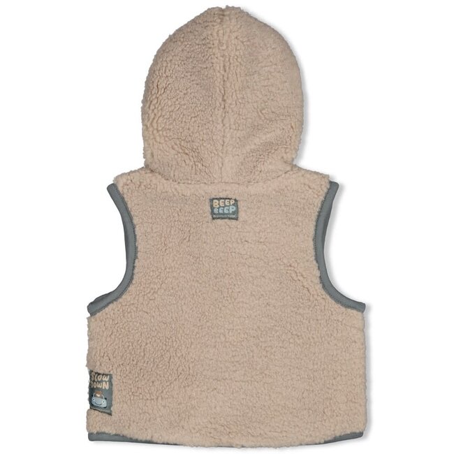 Feetje - Teddy bodywarmer met Capuchon Kit - Beep Beep