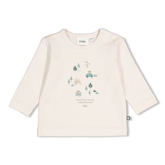 Feetje Feetje - Longsleeve Offwhite - Beep Beep
