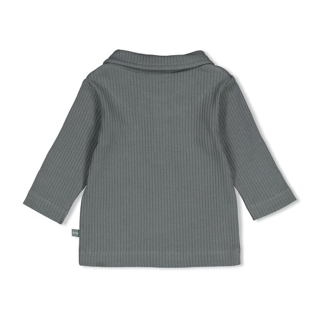 Feetje - Polo Rib Zeegroen - Beep Beep