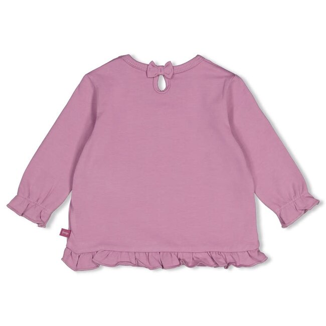 Feetje - Longsleeve Ruches Lila - Afternoon Tea