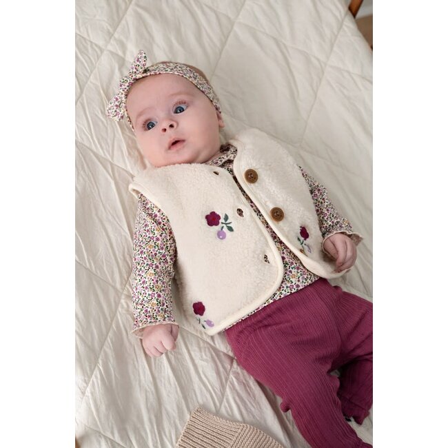 Feetje - Legging / Broek Rib Berry - Afternoon Tea