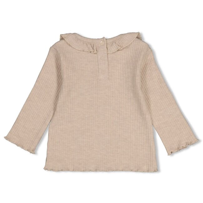 Feetje - Longsleeve Rib Taupe Melange - Dress to Impress