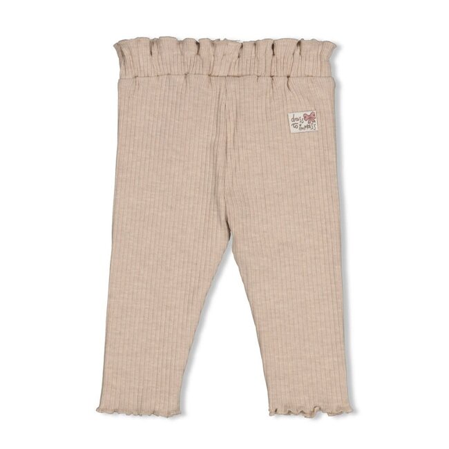 Feetje - Legging / Broek Rib Taupe Melange - Dress to Impress
