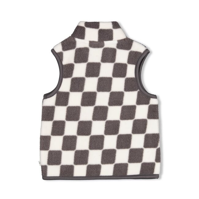 Feetje - Bodywarmer Fleece Antraciet - Pasta Party