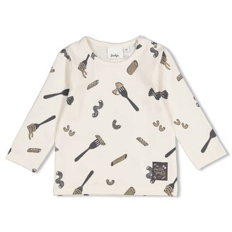Feetje Feetje - Longsleeve AOP Offwhite - Pasta Party