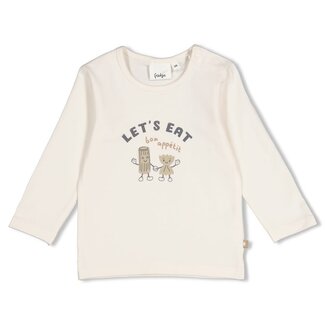 Feetje Feetje - Longsleeve Offwhite - Pasta Party