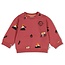Feetje - Sweater AOP Oversized Rood - Mountain Top