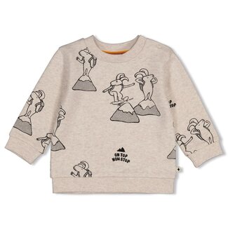 Feetje Feetje - Sweater AOP Offwhite Melange - Mountain Top