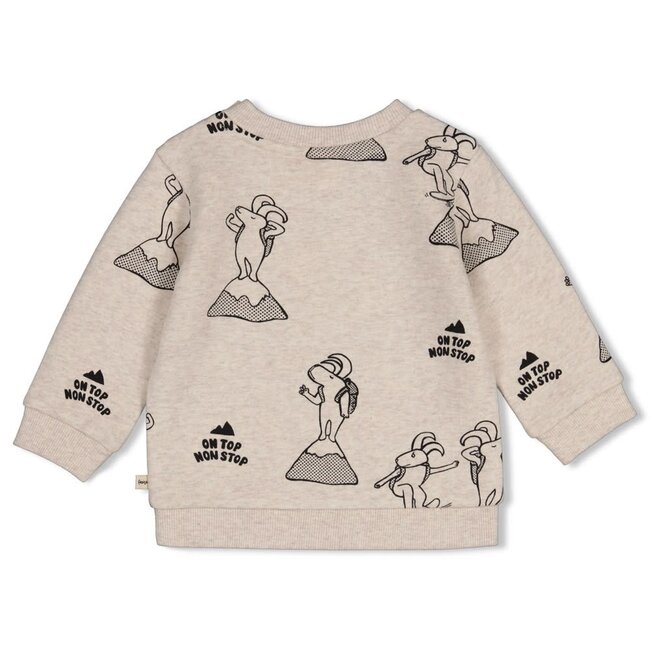 Feetje - Sweater AOP Offwhite Melange - Mountain Top