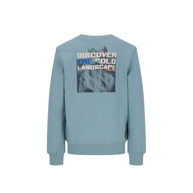 Tygo & Vito - Sweater Silver - Stone Blue