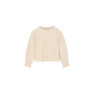 Le Chic Le Chic - Bows & Hearts Top Nory - Warm Winter White