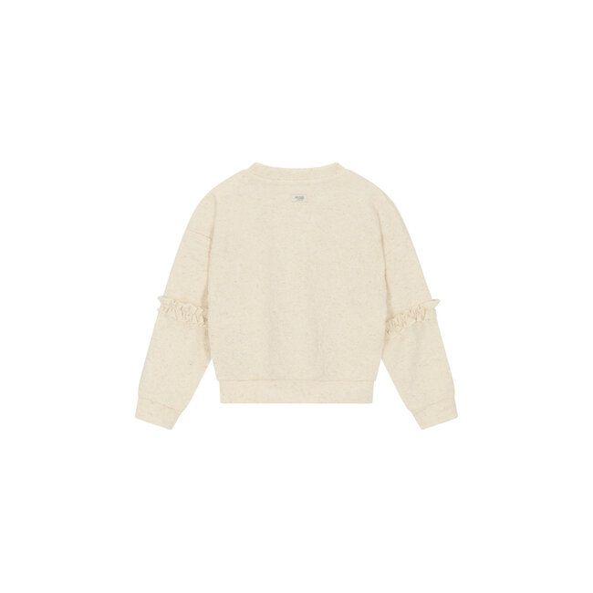 Le Chic - Little Bows Sweater Ova - Beige Melee