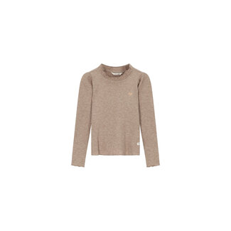 Le Chic Le Chic - Glitter Longsleeve Top Nova - Dune