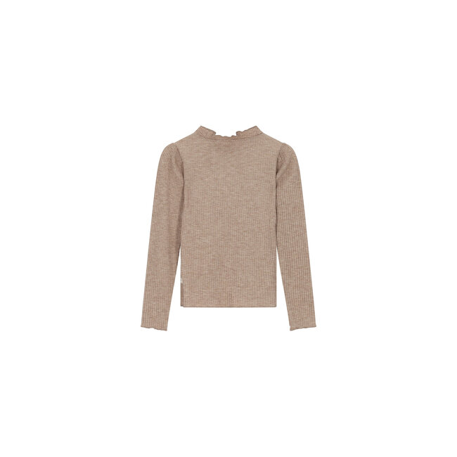 Le Chic - Glitter Longsleeve Top Nova - Dune