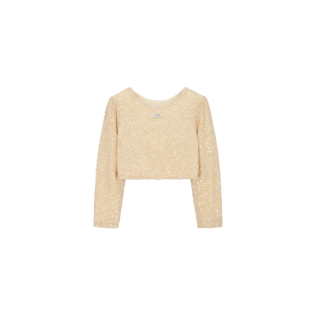 Le Chic - Fluffy Sequins Top Elsa - Hearts of Gold