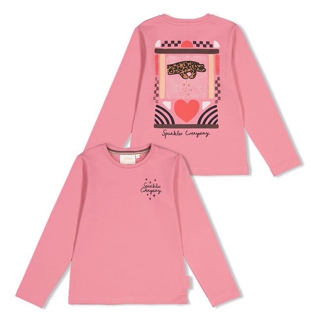 Jubel - Longsleeve met Backprint Roze - City Chic