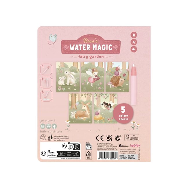Little Dutch - Waterkleurboek Fairy Garden