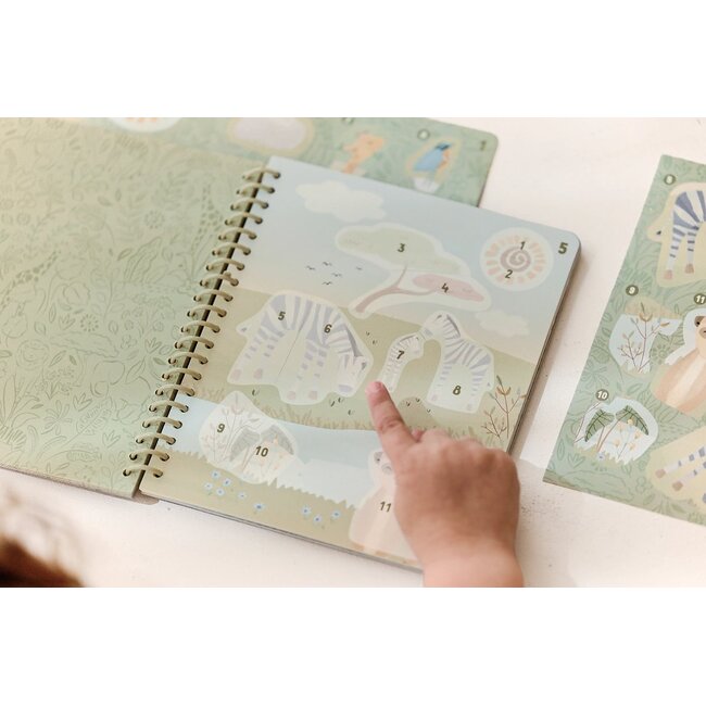 Little Dutch - Stickerboek op Nummer - Jim