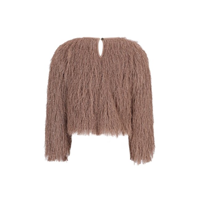 Like Flo - Fringes Blouse Celina - Champagne