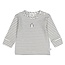 Feetje - Longsleeve Rib met Streep Antraciet Melange - Penguin Cuddles