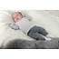 Feetje - Longsleeve Rib met Streep Antraciet Melange - Penguin Cuddles