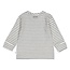 Feetje - Longsleeve Rib met Streep Antraciet Melange - Penguin Cuddles