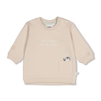 Feetje Feetje - Sweater Zand - Penguin Cuddles