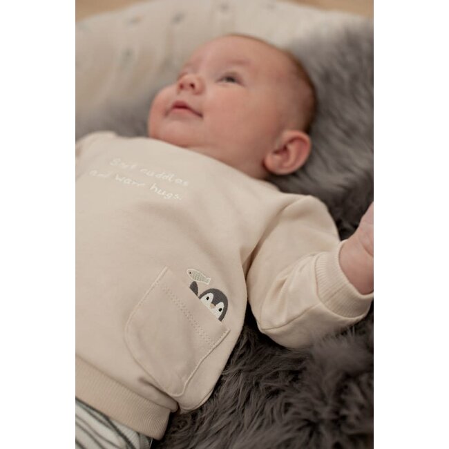 Feetje - Sweater Zand - Penguin Cuddles