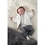 Feetje - Omkeerbaar Teddy Jasje met Capuchon Offwhite - Penguin Cuddles
