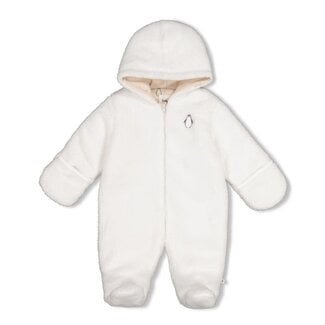 Feetje Feetje - Teddy Pak met Capuchon Offwhite - Penguin Cuddles