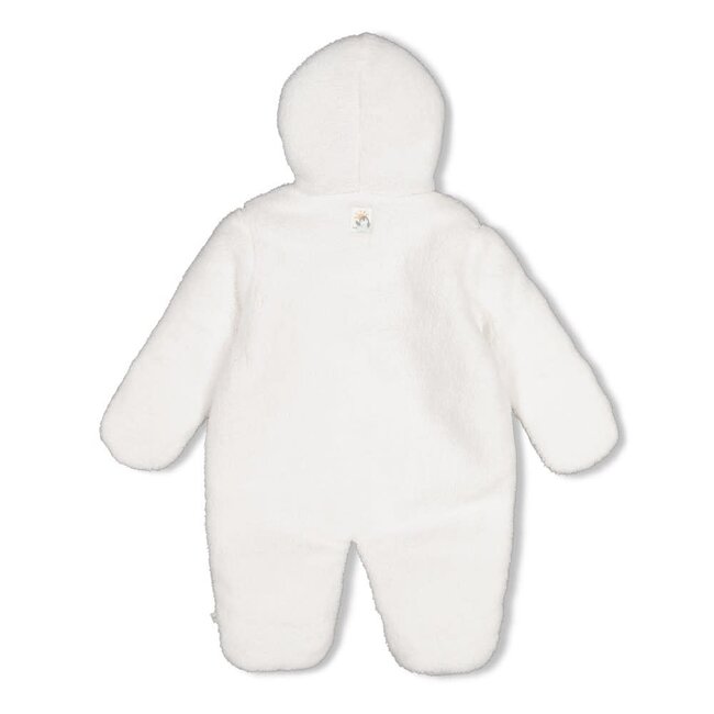 Feetje - Teddy Pak met Capuchon Offwhite - Penguin Cuddles