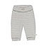 Feetje - Broek Rib met Streep Antraciet Melange - Penguin Cuddles