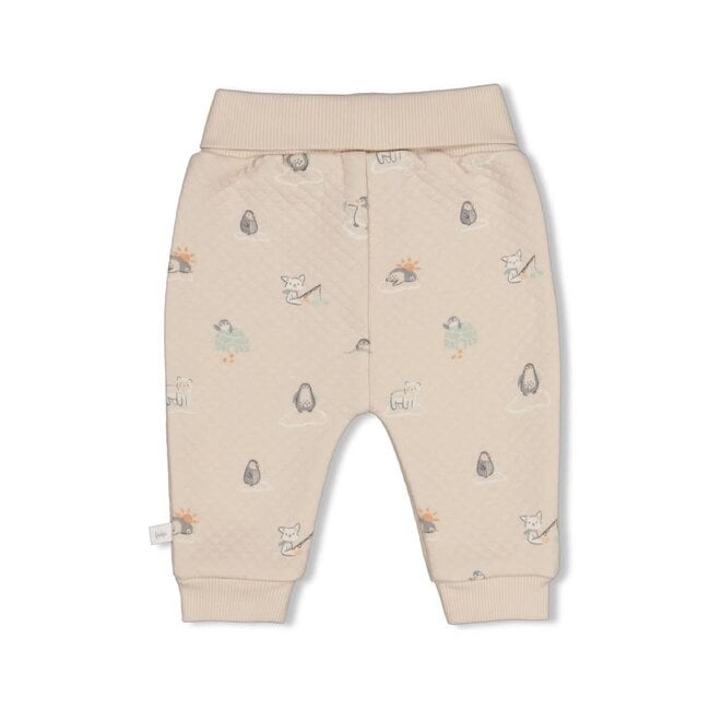 Feetje - Broek AOP Zand - Penguin Cuddles