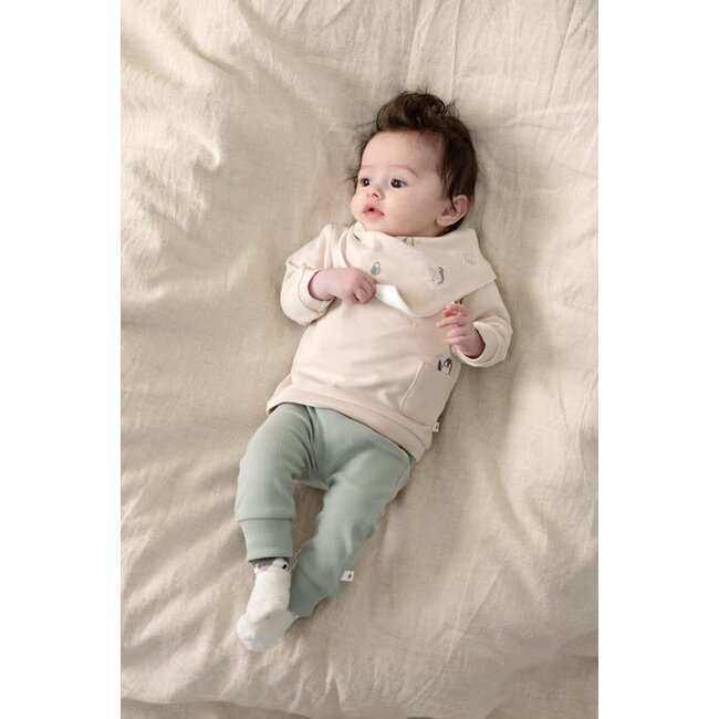 Feetje - Broek Rib Zeegroen - Penguin Cuddles