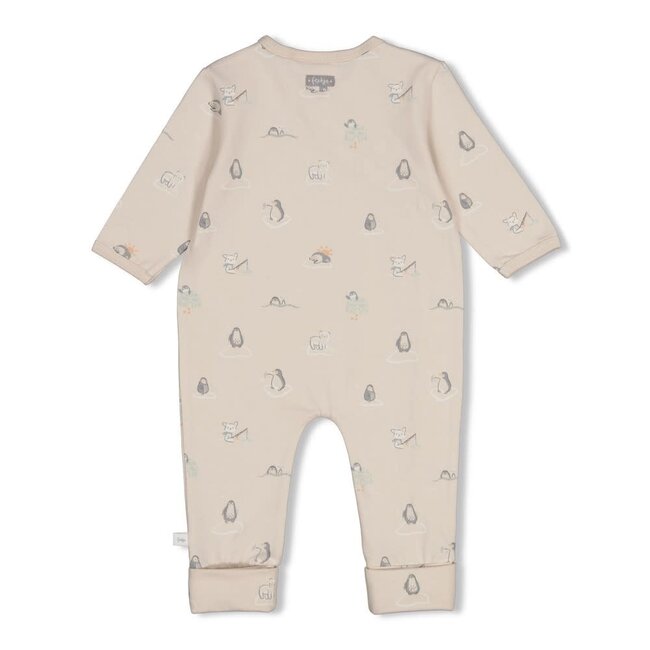 Feetje - Boxpak Omslagvoet AOP Zand - Penguin Cuddles