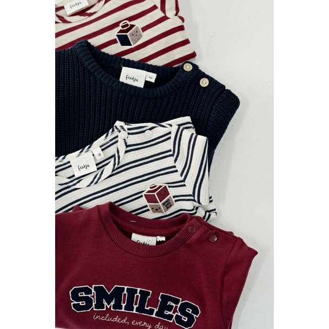 Feetje - Sweater Gebreid Marine - Built for Fun