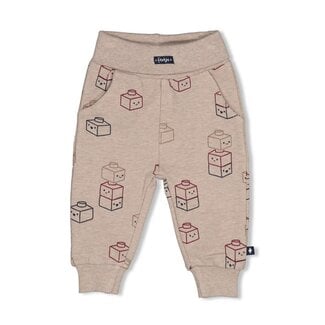 Feetje Feetje - Broek AOP Taupe Melange - Built for Fun