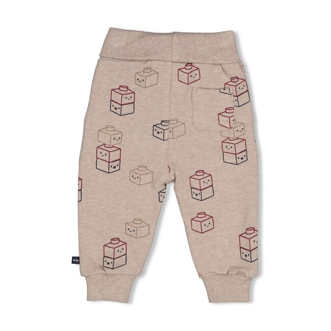 Feetje - Broek AOP Taupe Melange - Built for Fun