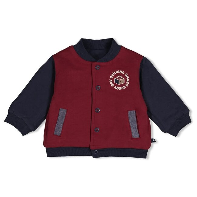 Feetje - Omkeerbaar Bomberjack Bordeaux - Built for Fun