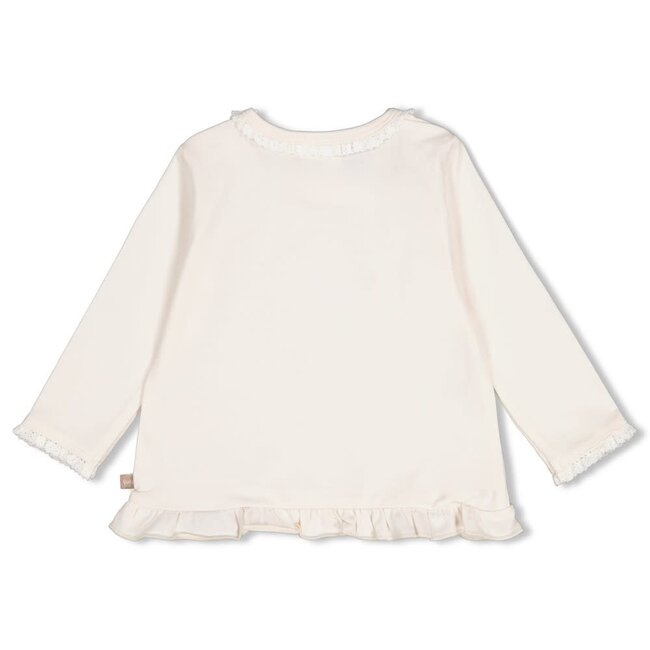 Feetje - Longsleeve Ruches Offwhite - My Little Love