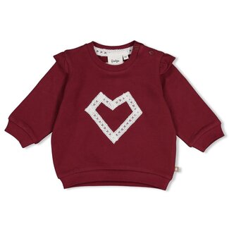 Feetje Feetje - Sweater Relaxed Fit Bordeaux - My Little Love