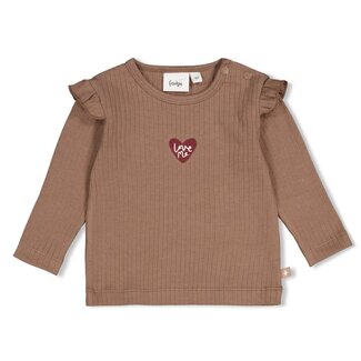 Feetje Feetje - Longsleeve Rib Taupe - My Little Love