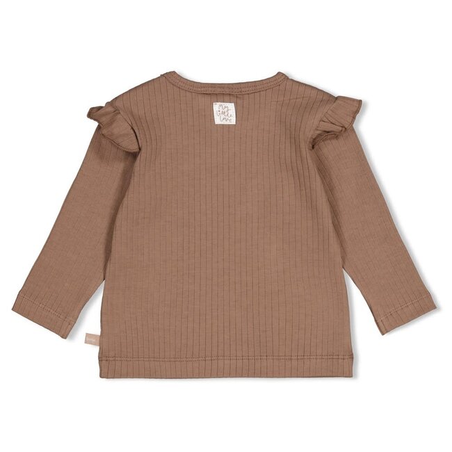 Feetje - Longsleeve Rib Taupe - My Little Love