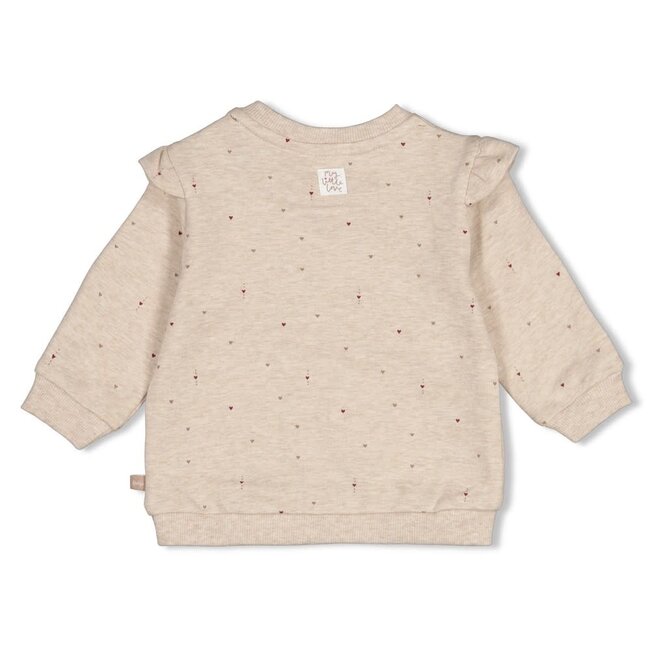 Feetje - Sweater AOP Relaxed Fit Taupe Melange - My Little Love