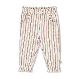 Feetje Feetje - Broek Streep Taupe - My Little Love