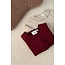 Feetje - Vestje Gebreid Bordeaux - My Little Love