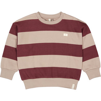 Levv Levv - Sweater Dax - AOP Grey Stripe