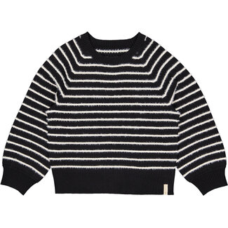 Levv Levv - Sweater Desni - AOP White Stripe